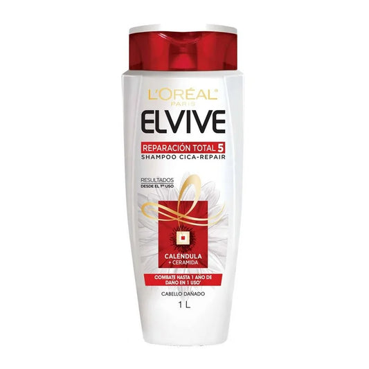 Shampoo L'Oréal Elvive Reparación Total Cabello Dañado 1 l