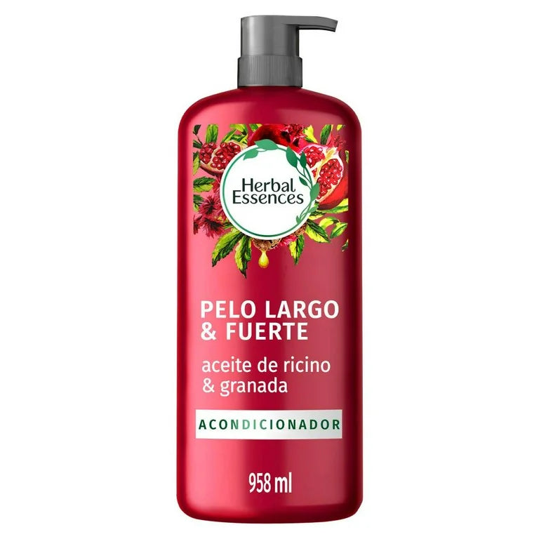 Acondicionador Herbal Essences Aceite de Ricino y Granada 958 ml