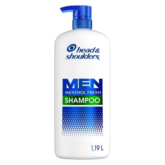 Shampoo Head & Shoulders Base Men Mentol Fresh 1.19 L