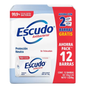 Jabón en Barra Escudo Escudo Neutro Protect 12 pzas de 135 g c/u