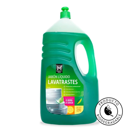 Lavatrastes Líquido Member's Mark 2.9 L